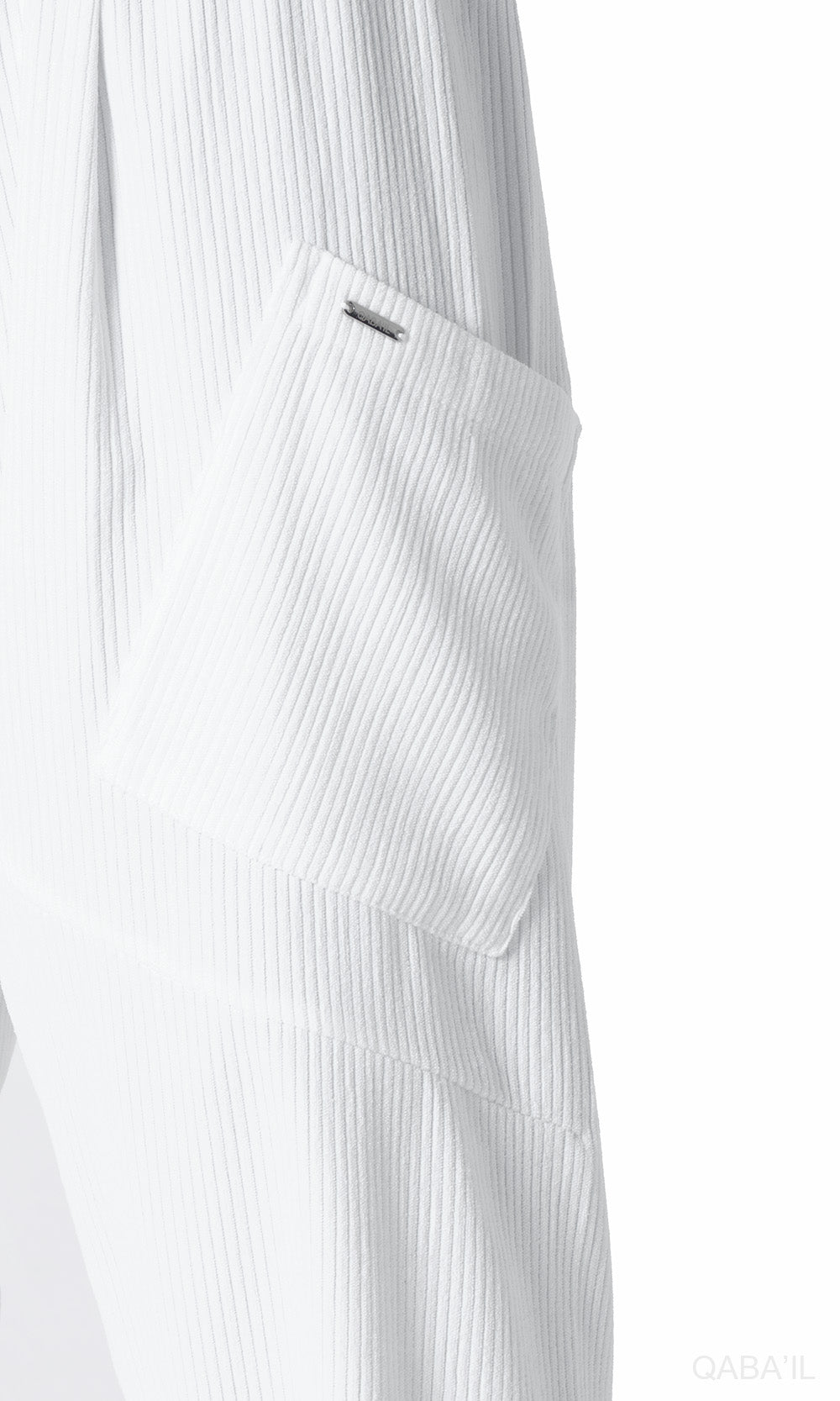 QL Sarouel Design Kadife in crème