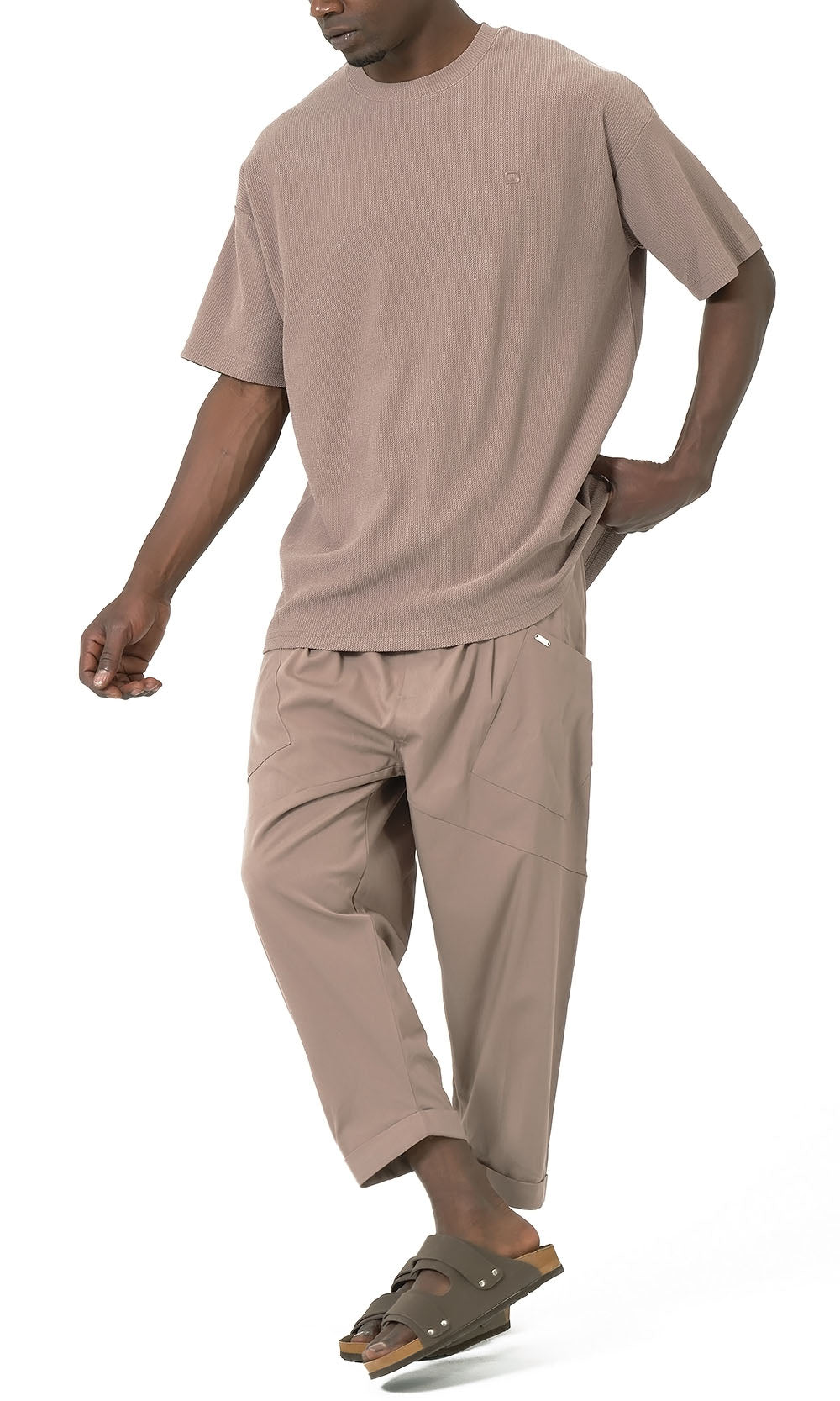 QTS1012 Design S26 Sarouel in Taupe