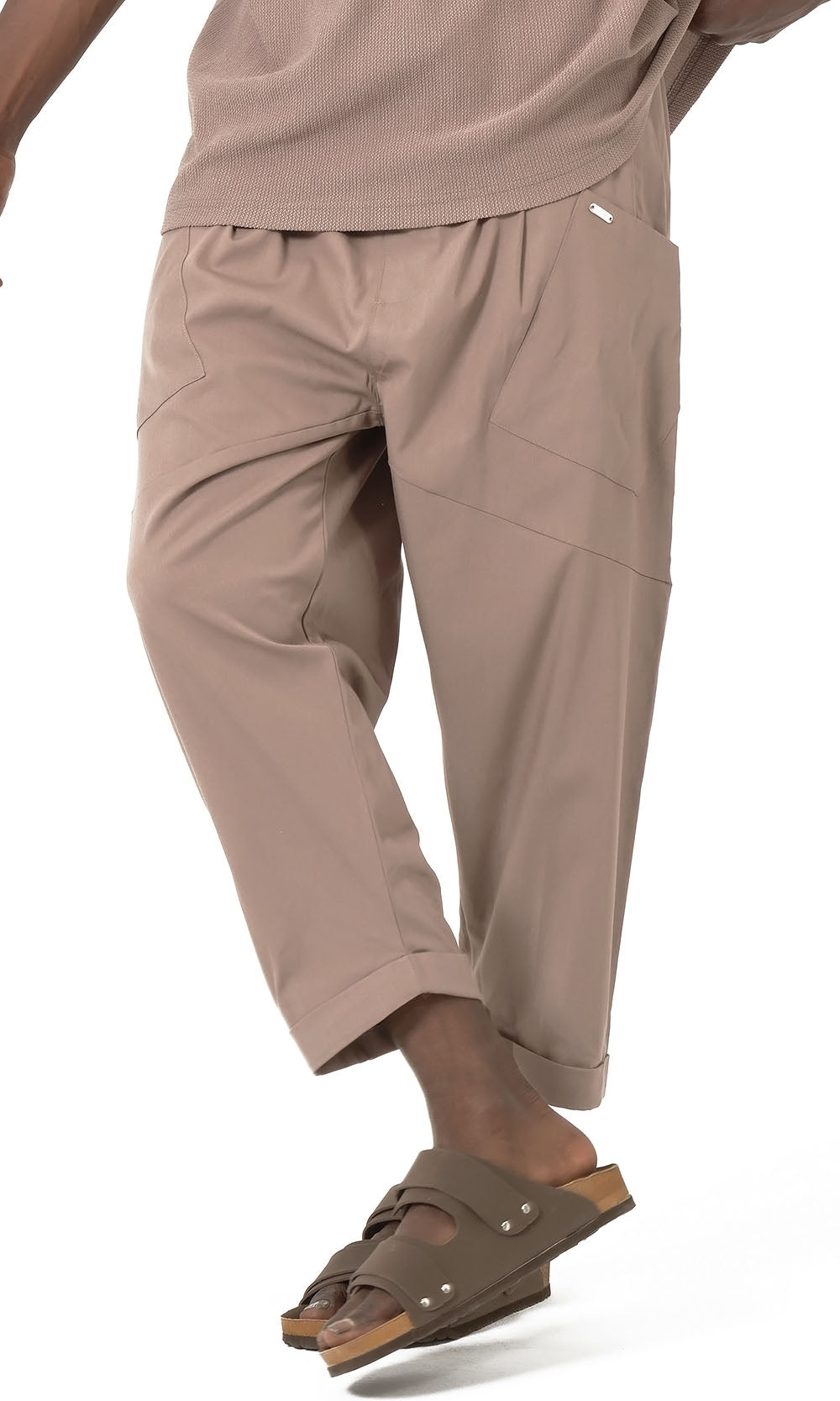 QTS1012 Design S26 Sarouel in Taupe
