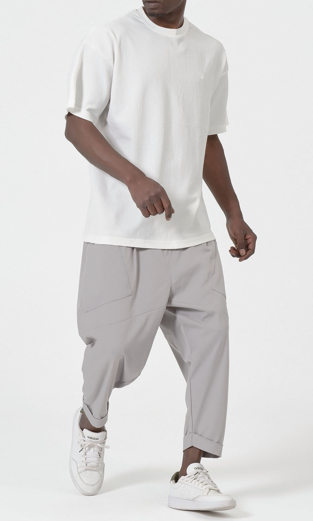 QTS1012 Design S26 Sarouel in Light Grey