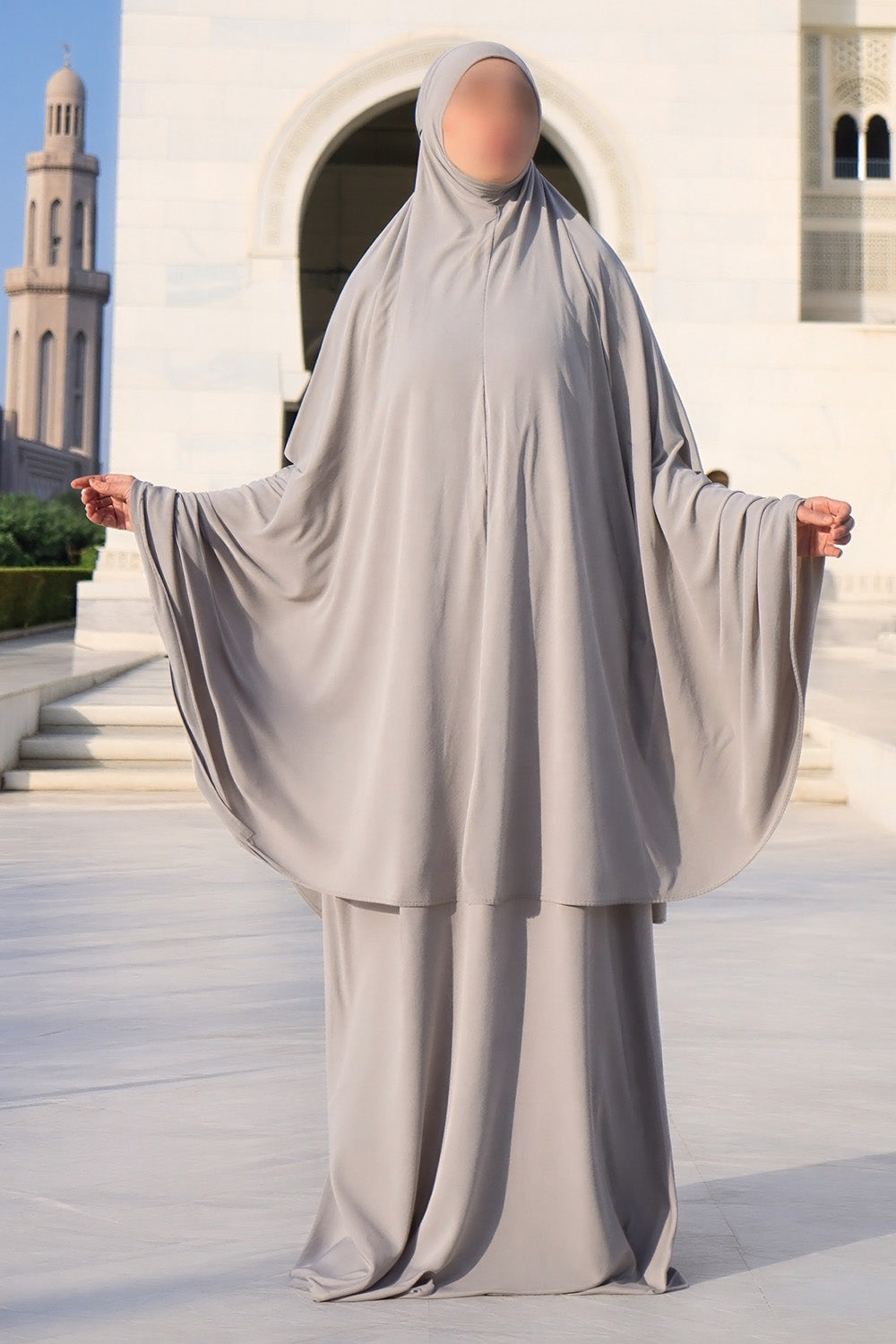 SB Salat Set Jersey ES007 in lichtgrijs