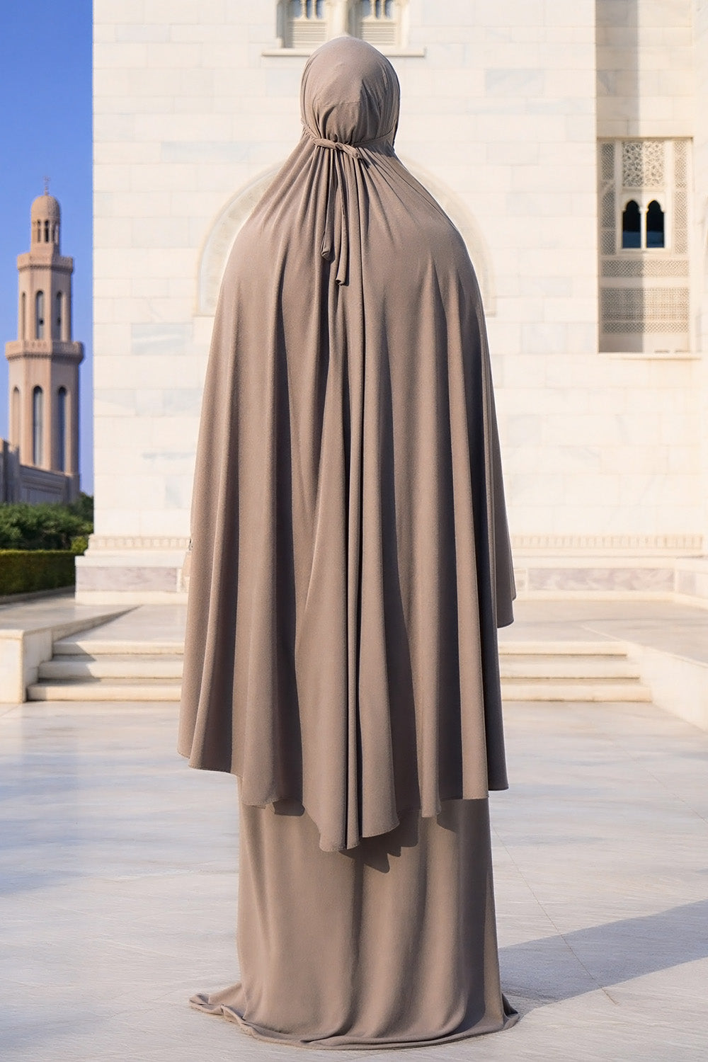 SB Jersey Prayer set with carrying bag with ES007 in Taupe