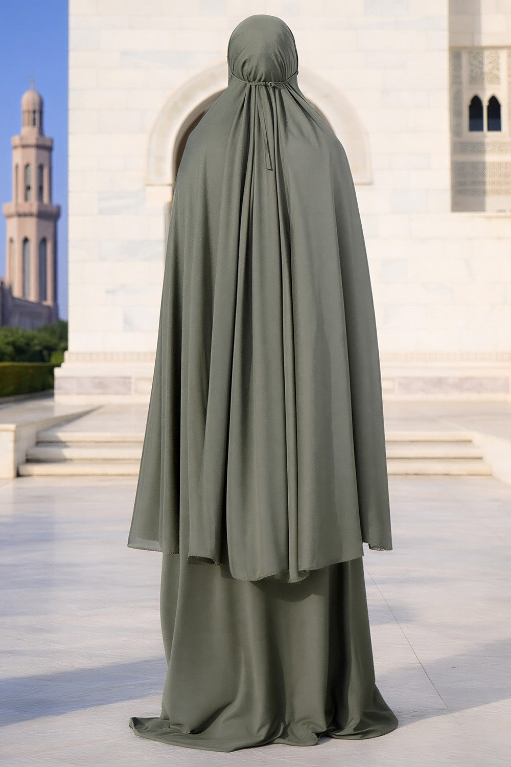 SB Jersey Prayer set with carrying bag  ES007 in Khaki