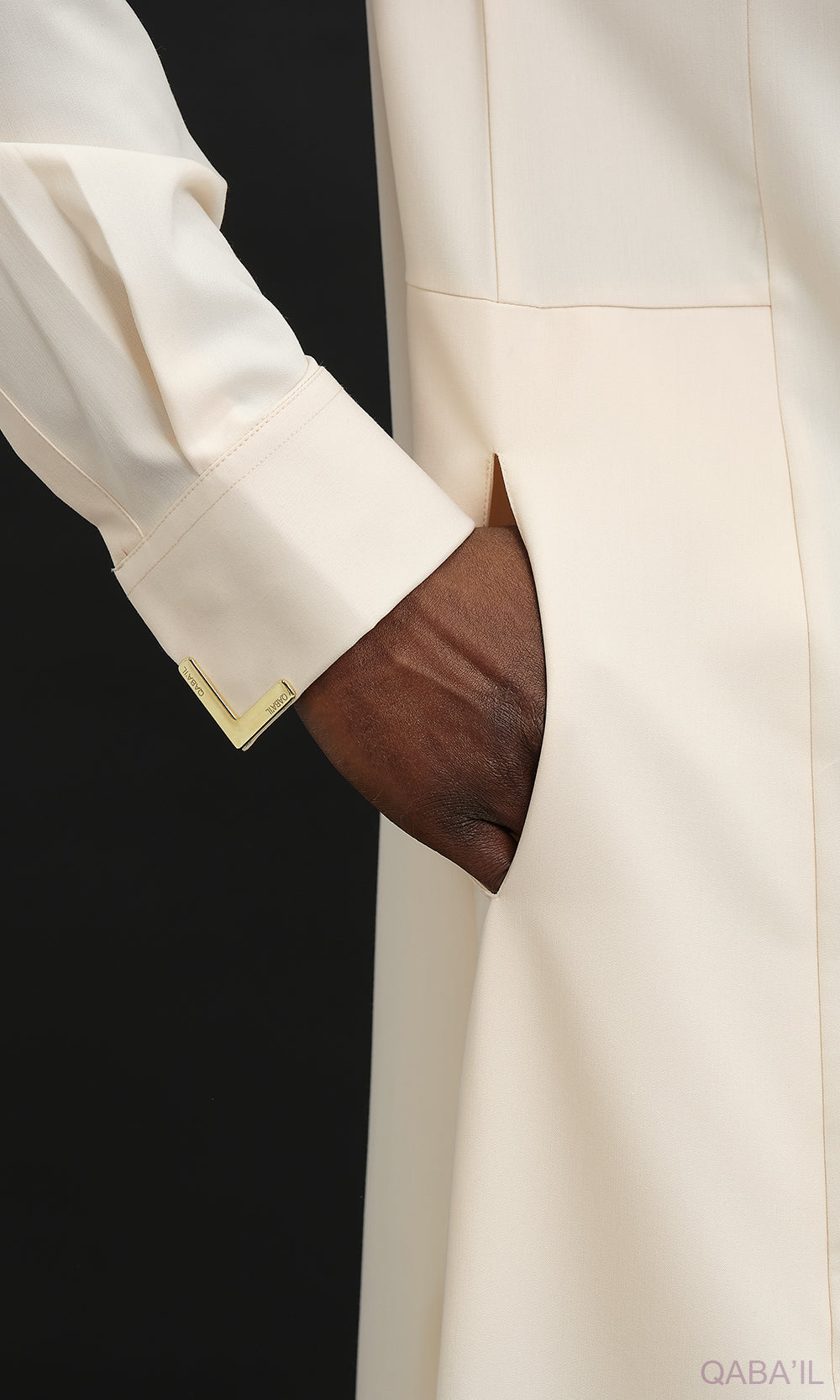 QL Qamis Bey in crème